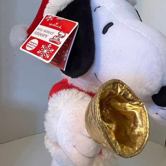 Hallmark Snoopy Bell-Ringer Plush in Red and White - Picture 2 of 10